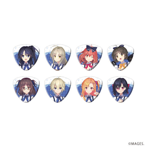 『メモリーズオフシリーズ』ピック型缶バッジ01/コンプリートセット(全8種)(公式&描き下ろしイラスト)